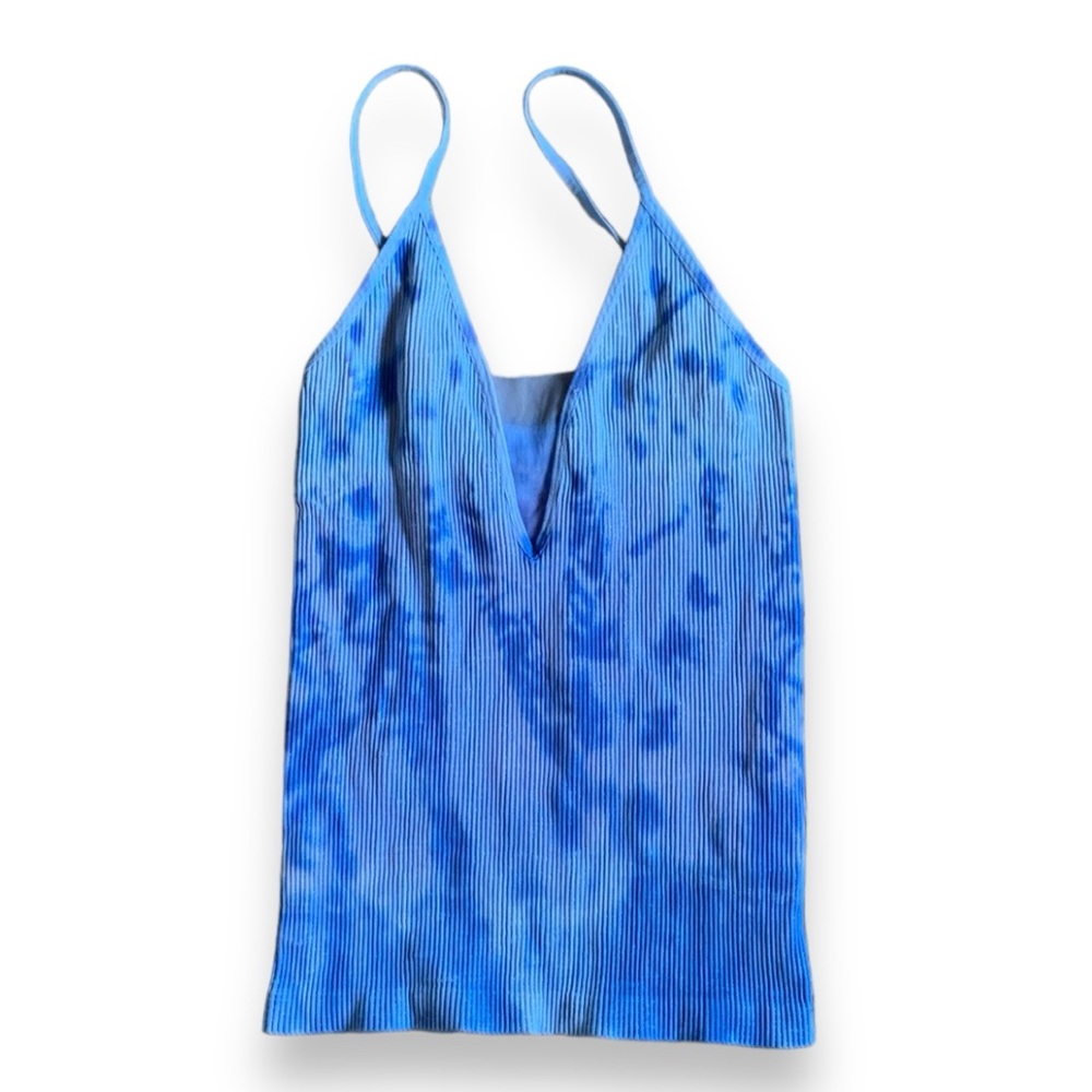 NWOT FREE PEOPLE Custom Tie Dyed Come Around Cami Tank Top